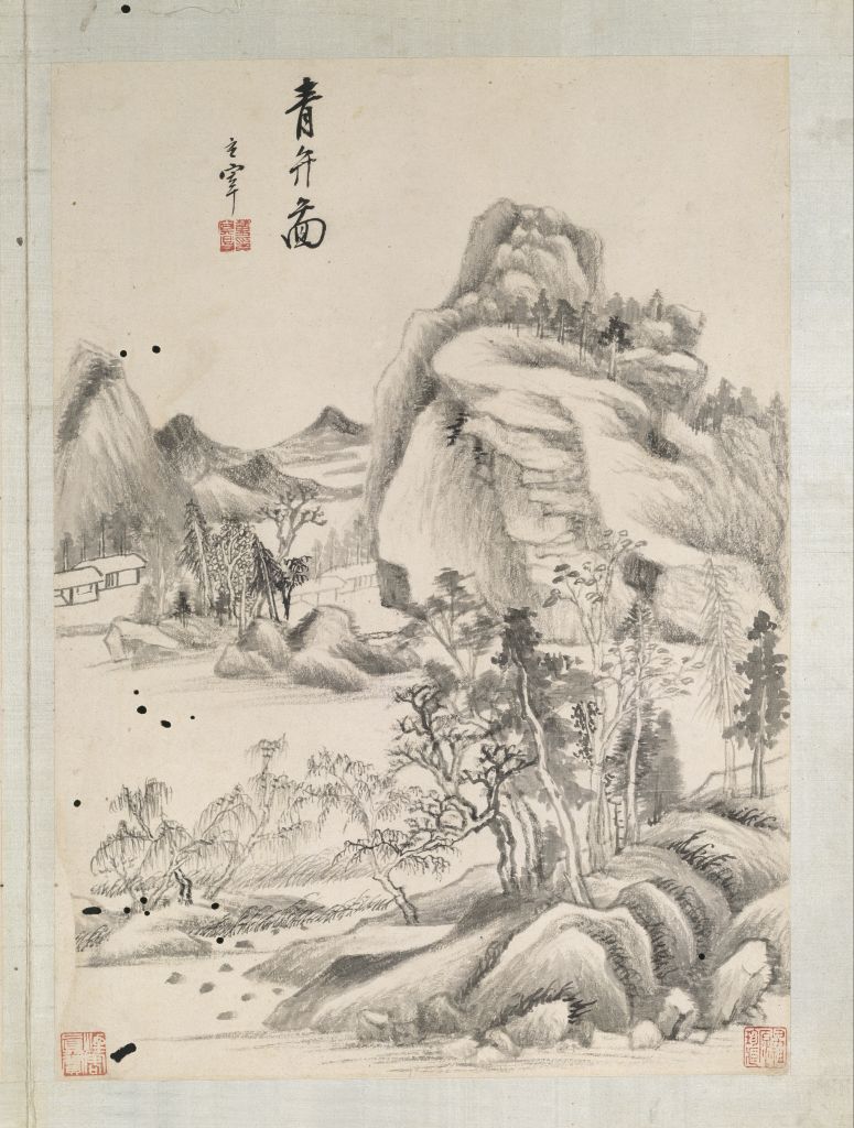 图片[5]-Dong Qichang’s Antique Landscape Album-China Archive